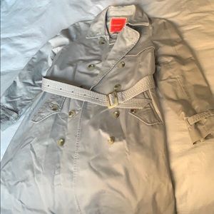 Double breasted trench coat